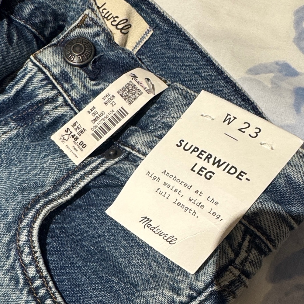 Madewell Superwide Leg Jeans - Picture 4 of 4